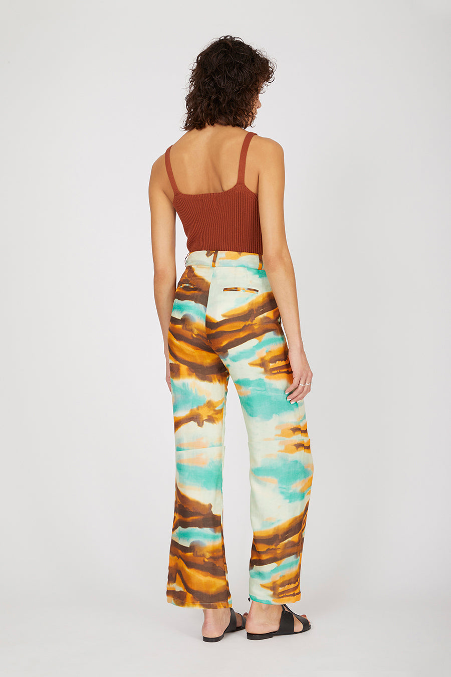 Colorado Provençal Tuba Pants in Cotton and Silk