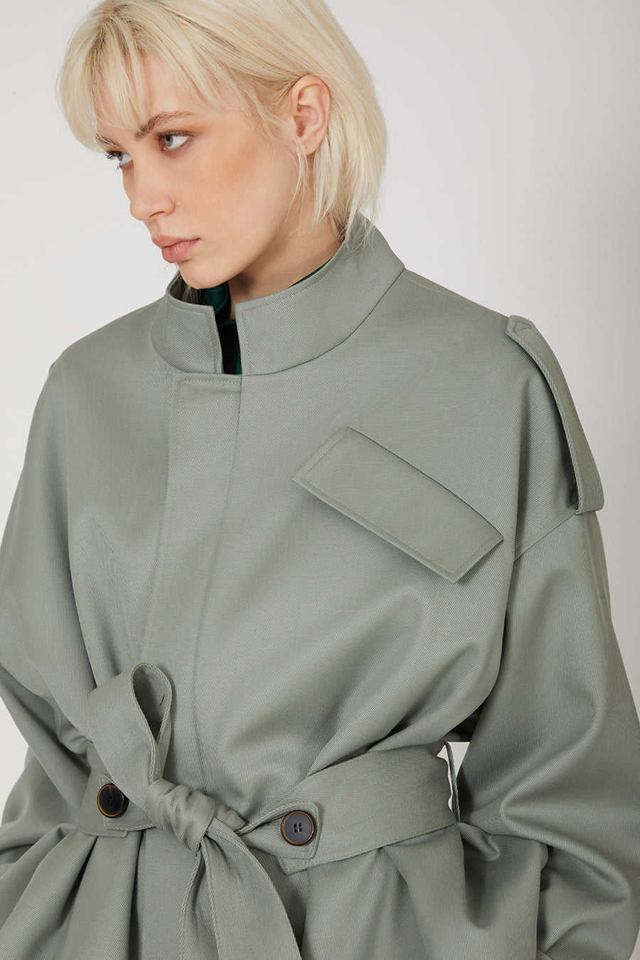 Paola Sage Viscose Jacket