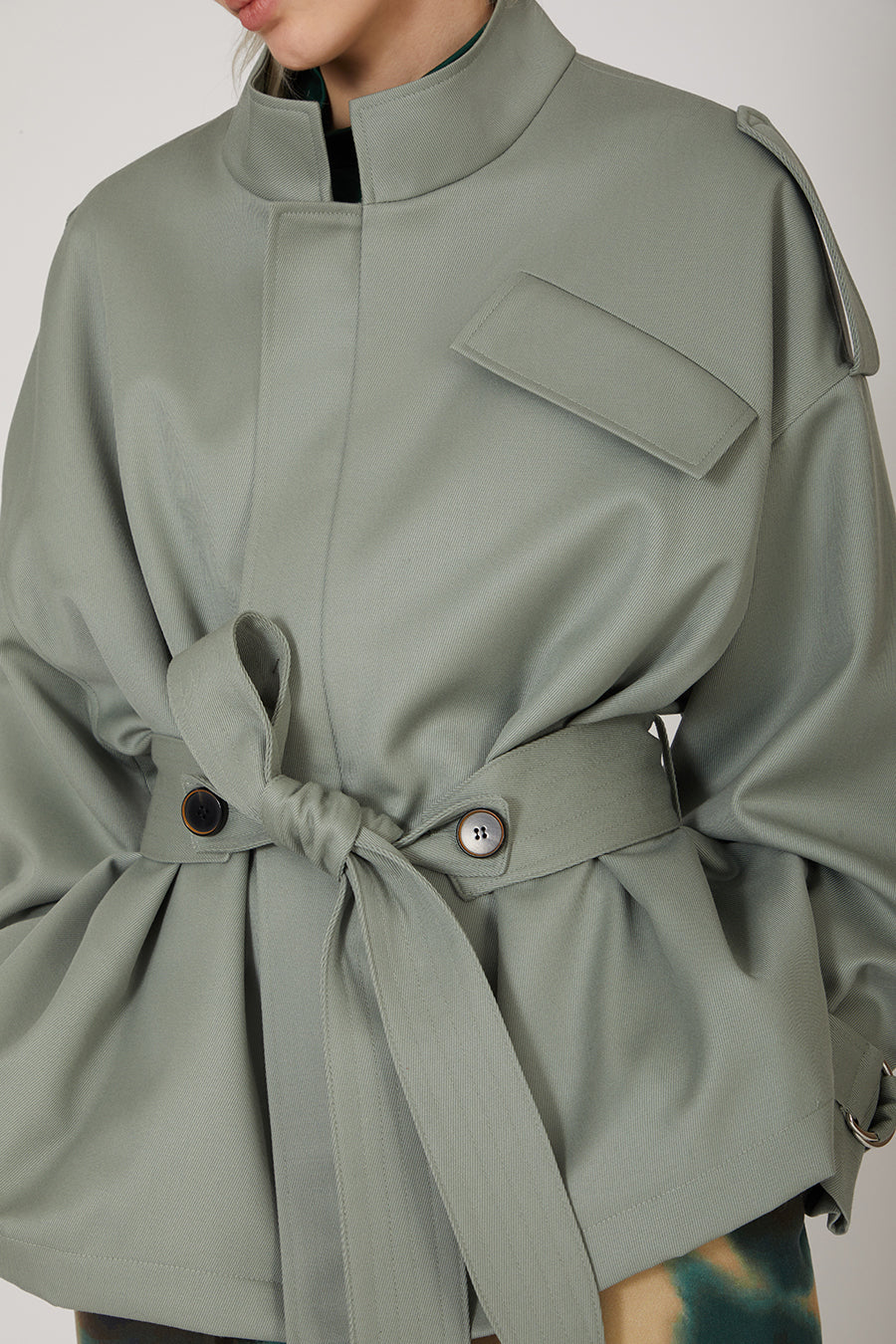 Paola Sage Viscose Jacket