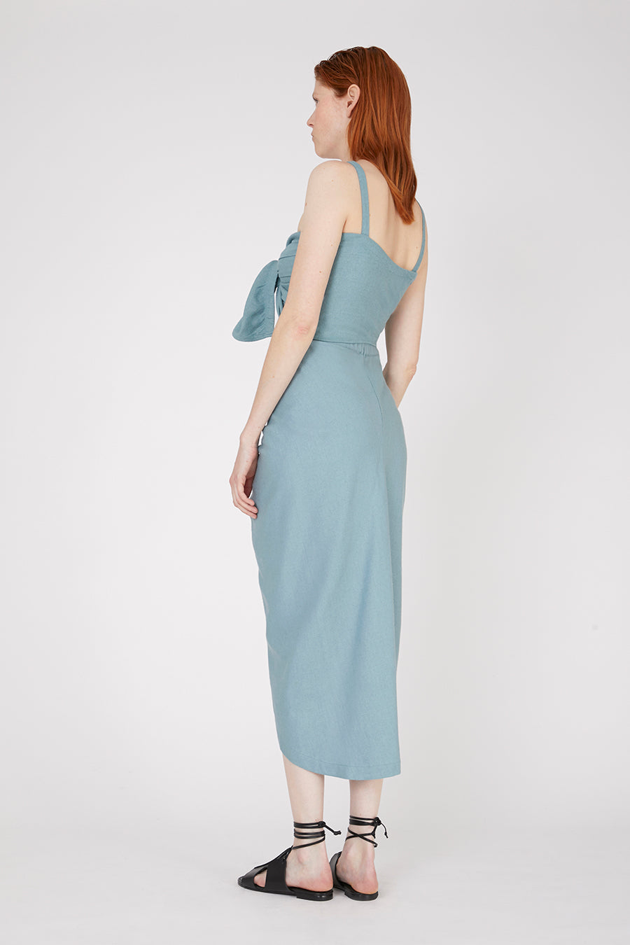 Top Krill Smoke Blue in Bourrette Silk
