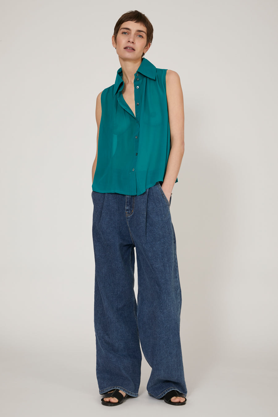 Hamana Loose Silk Shirt