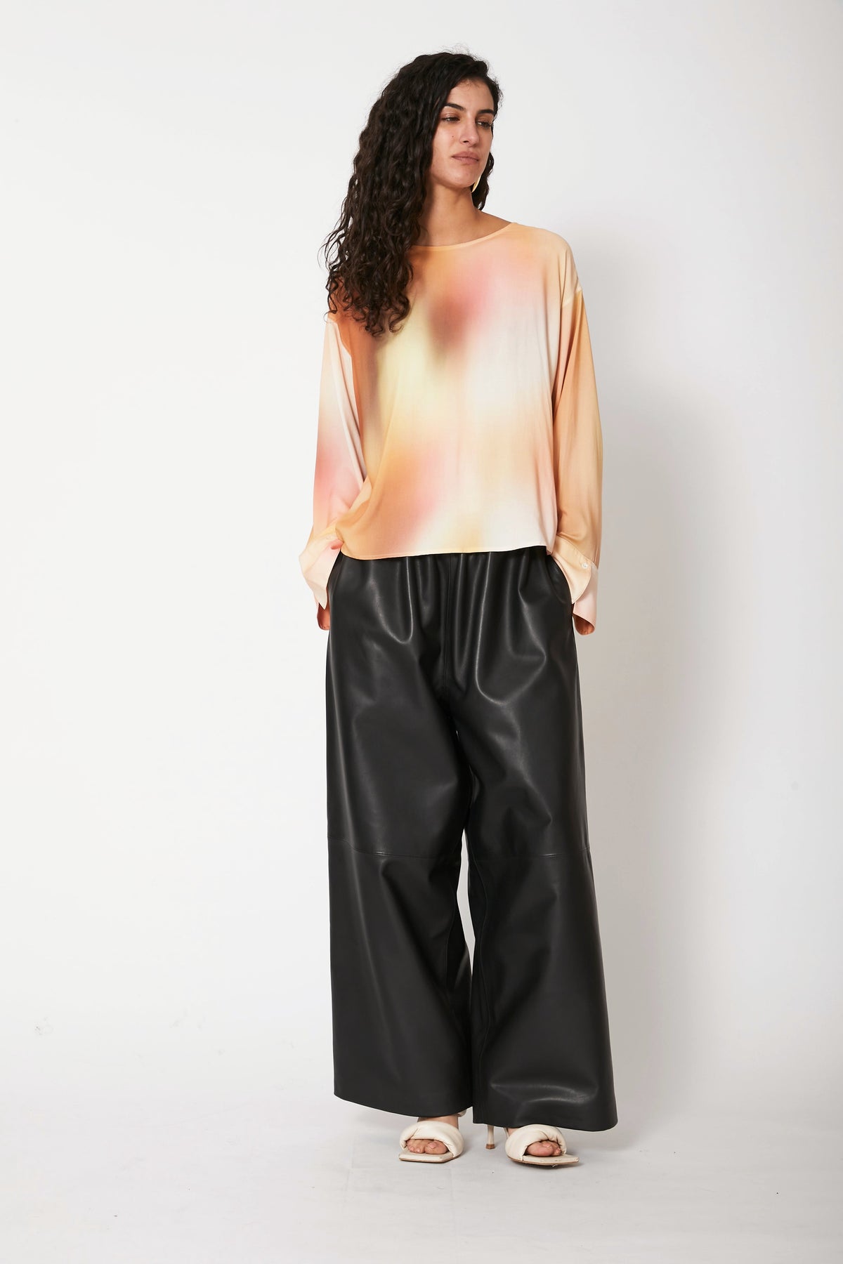 Blouse ample Polaris à imprimé Lumen, Valentine Gauthier