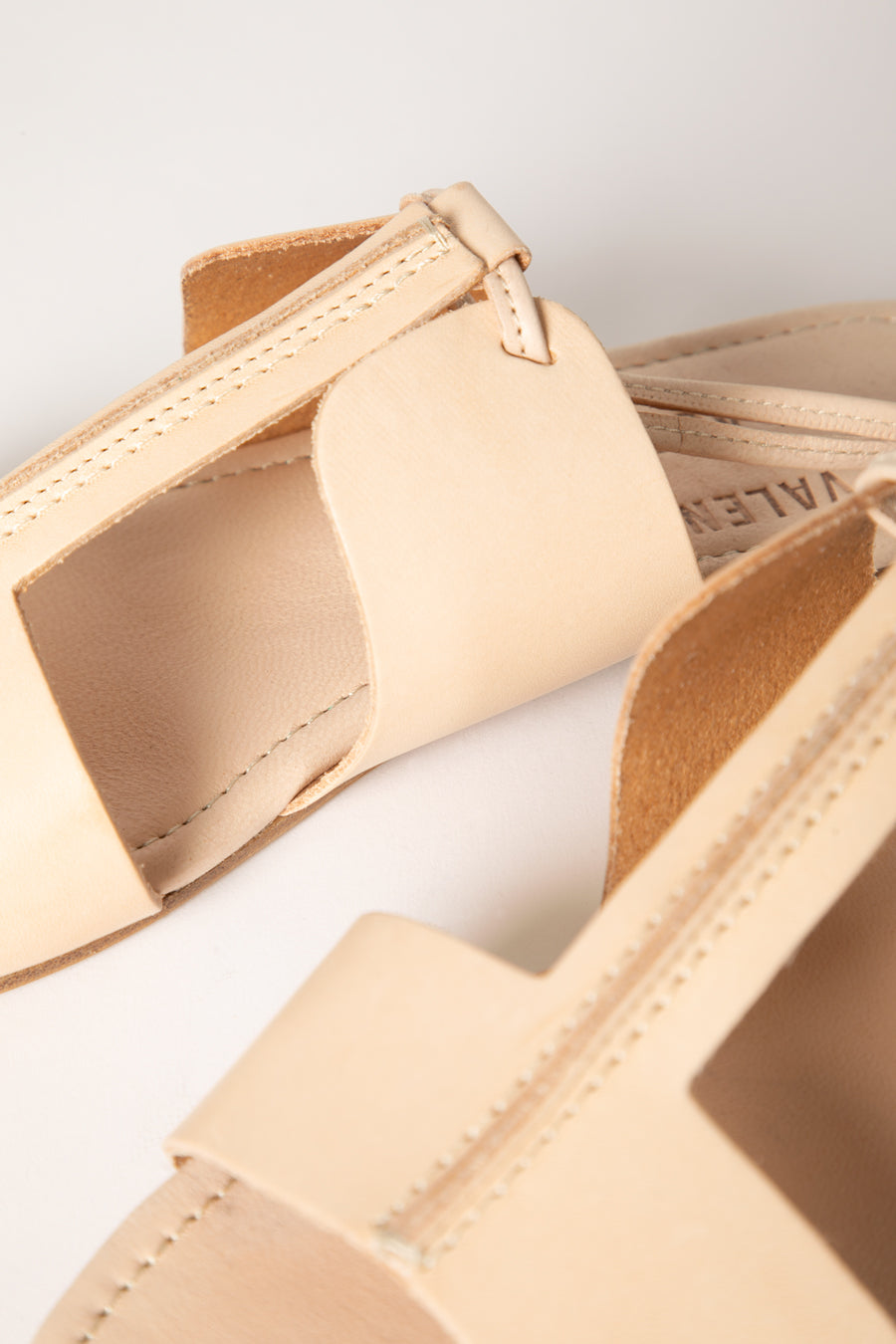 Oriza Nude Calfskin Sandals