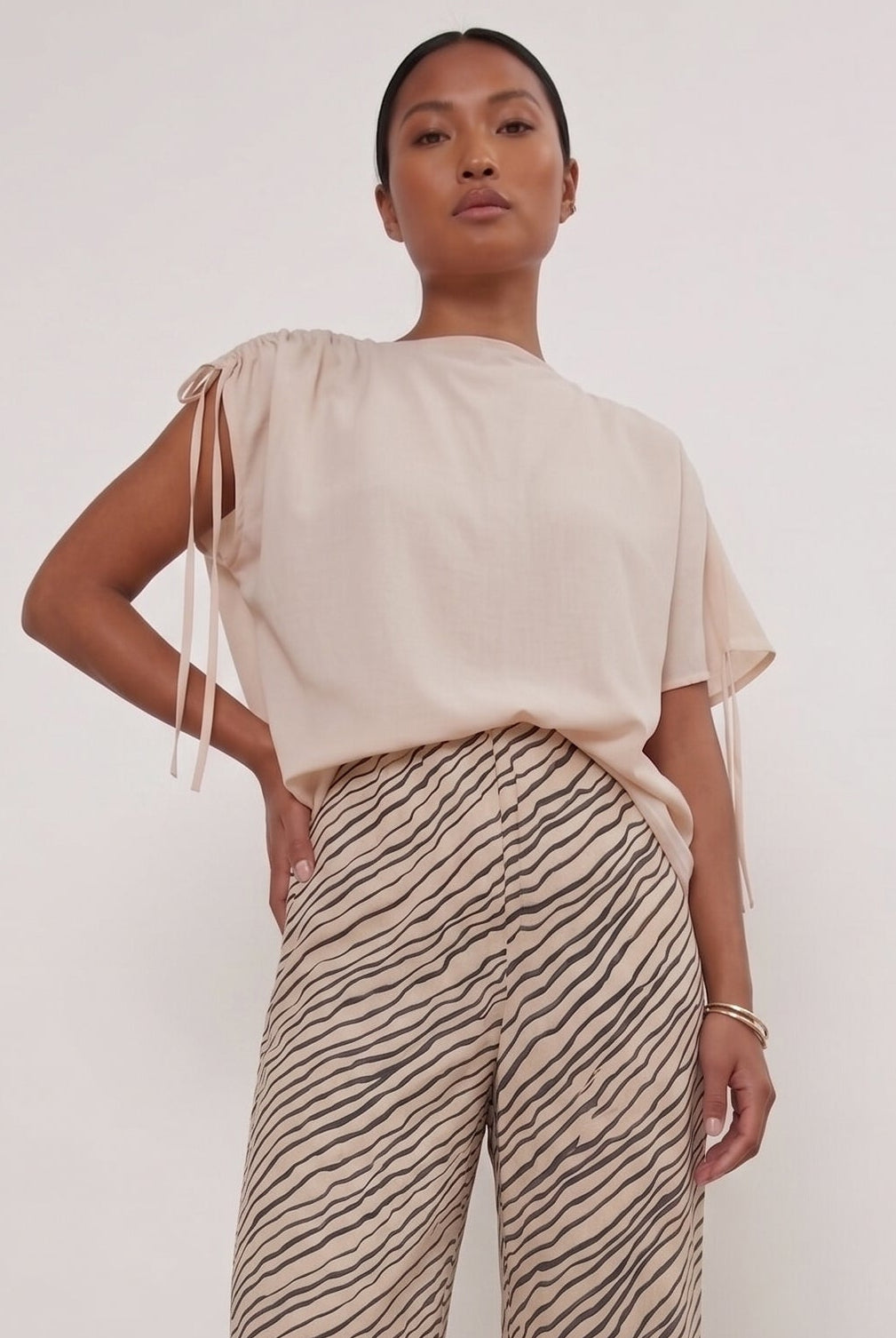 Blouse Calo Forte Craie