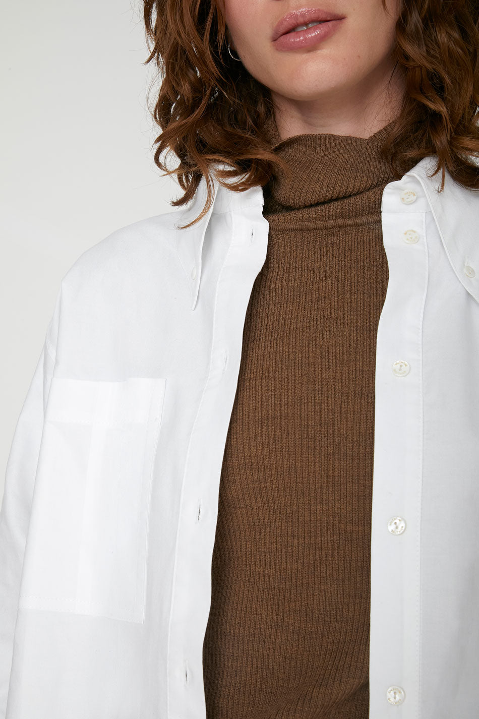 Chemise blanche en coton Valentine Gauthier