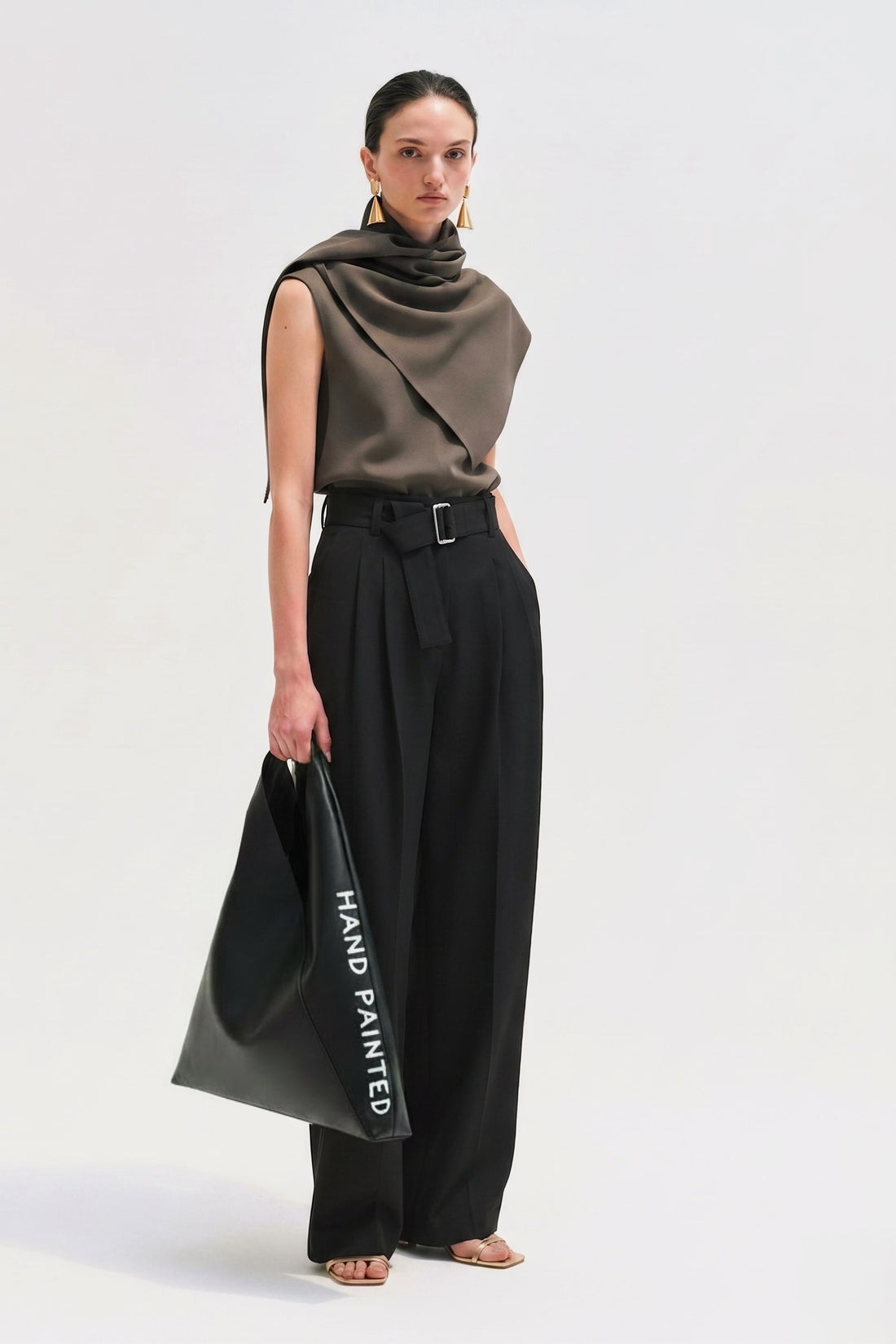 Pantalon de tailleur Chicago en laine Black, Valentine Gauthier
