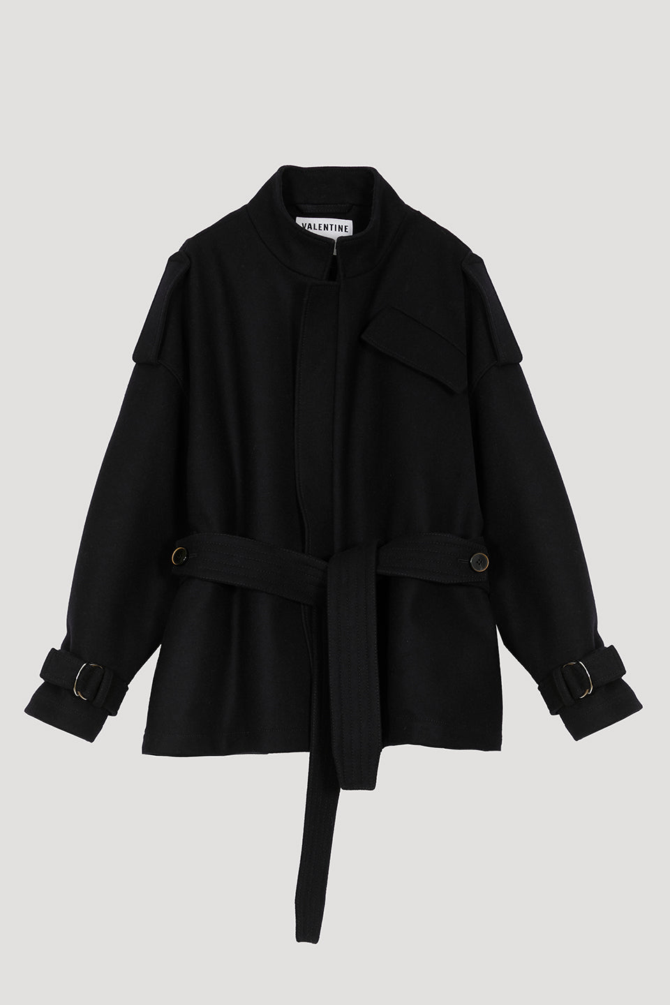 Paola Dark Blue Solna Jacket in Virgin Wool and Cashmere