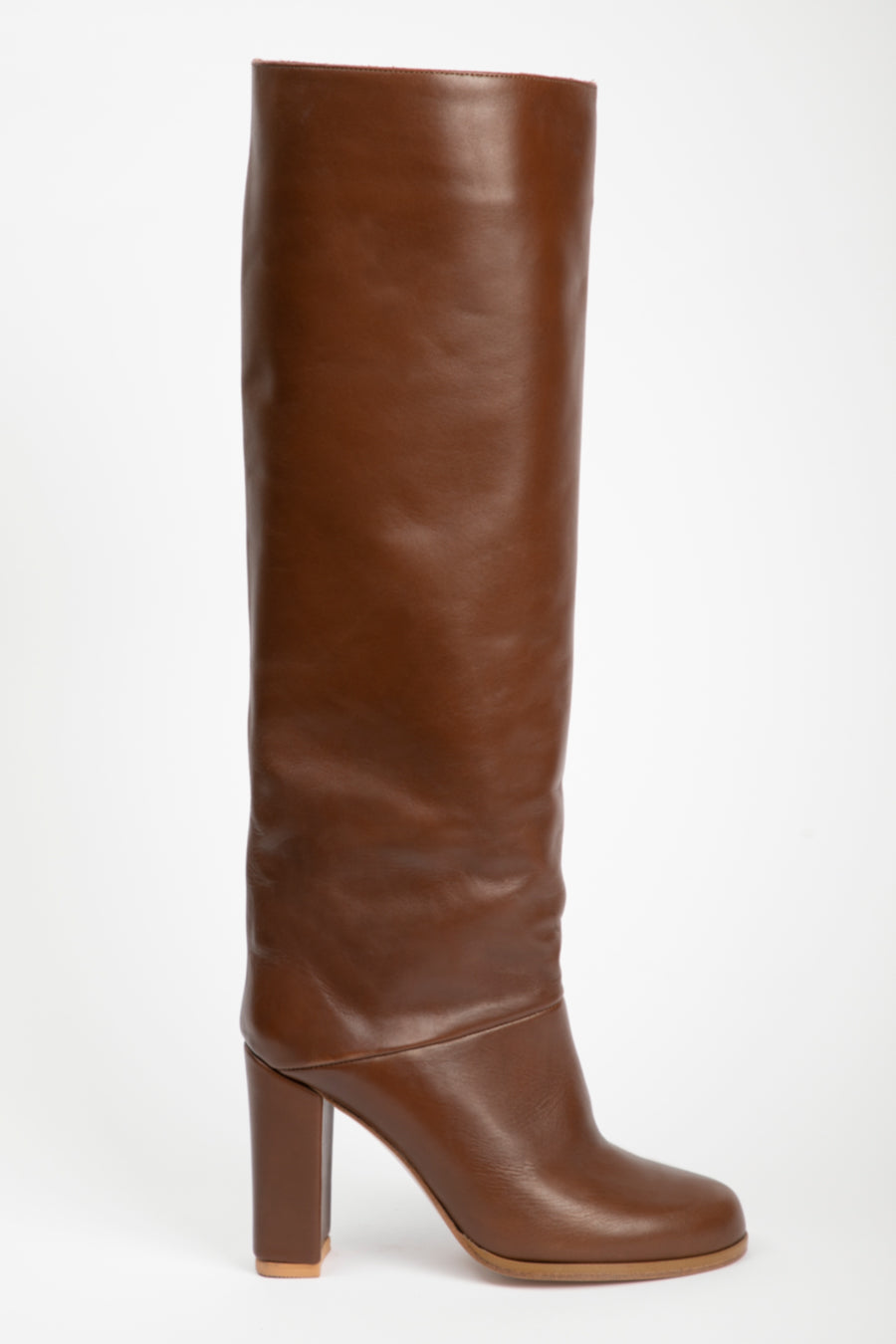 Rilke Cognac Calfskin Boots