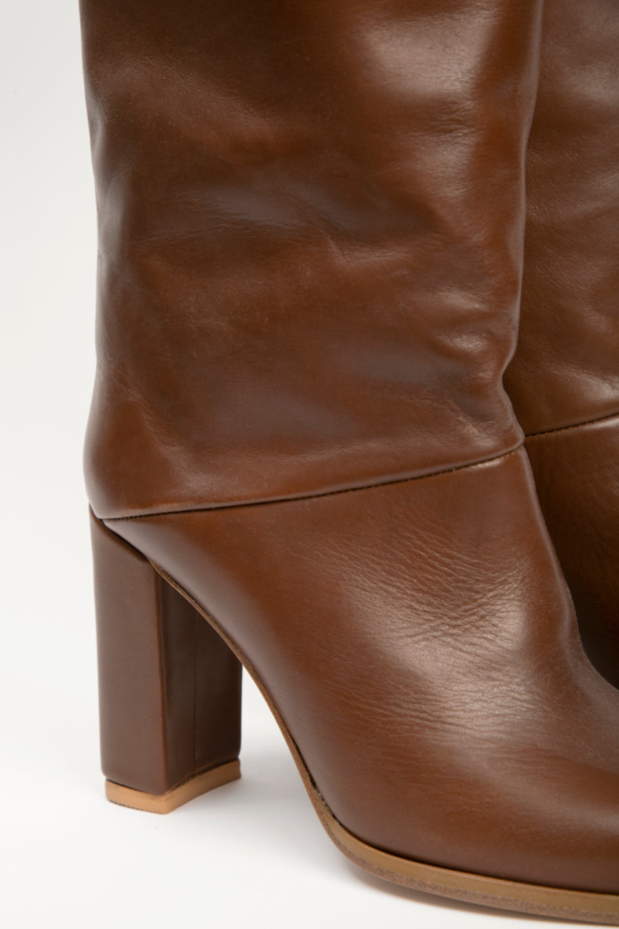 Rilke Cognac Calfskin Boots