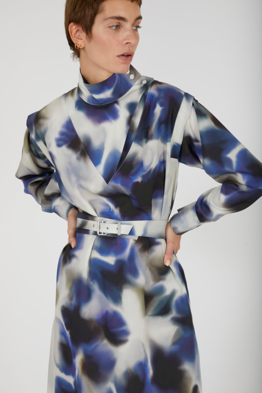 Hinoki Bloom Lyocell Dress