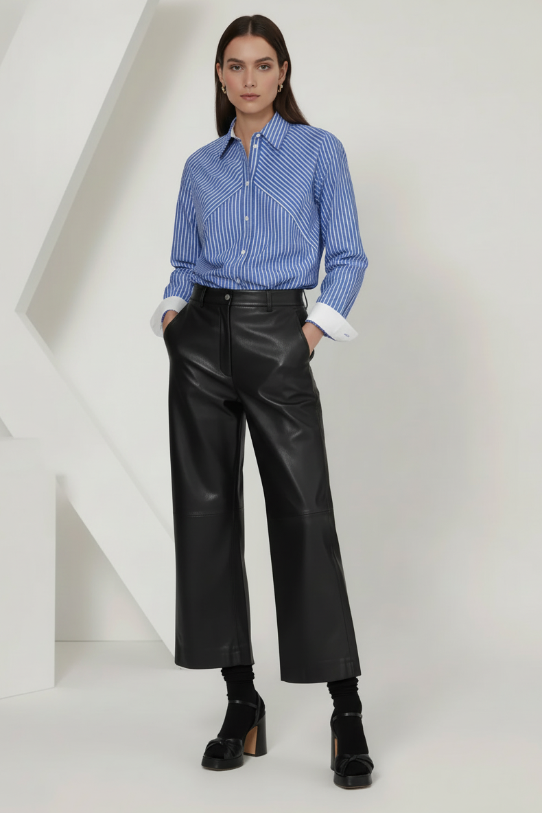 Chemise Ivy stripe blue