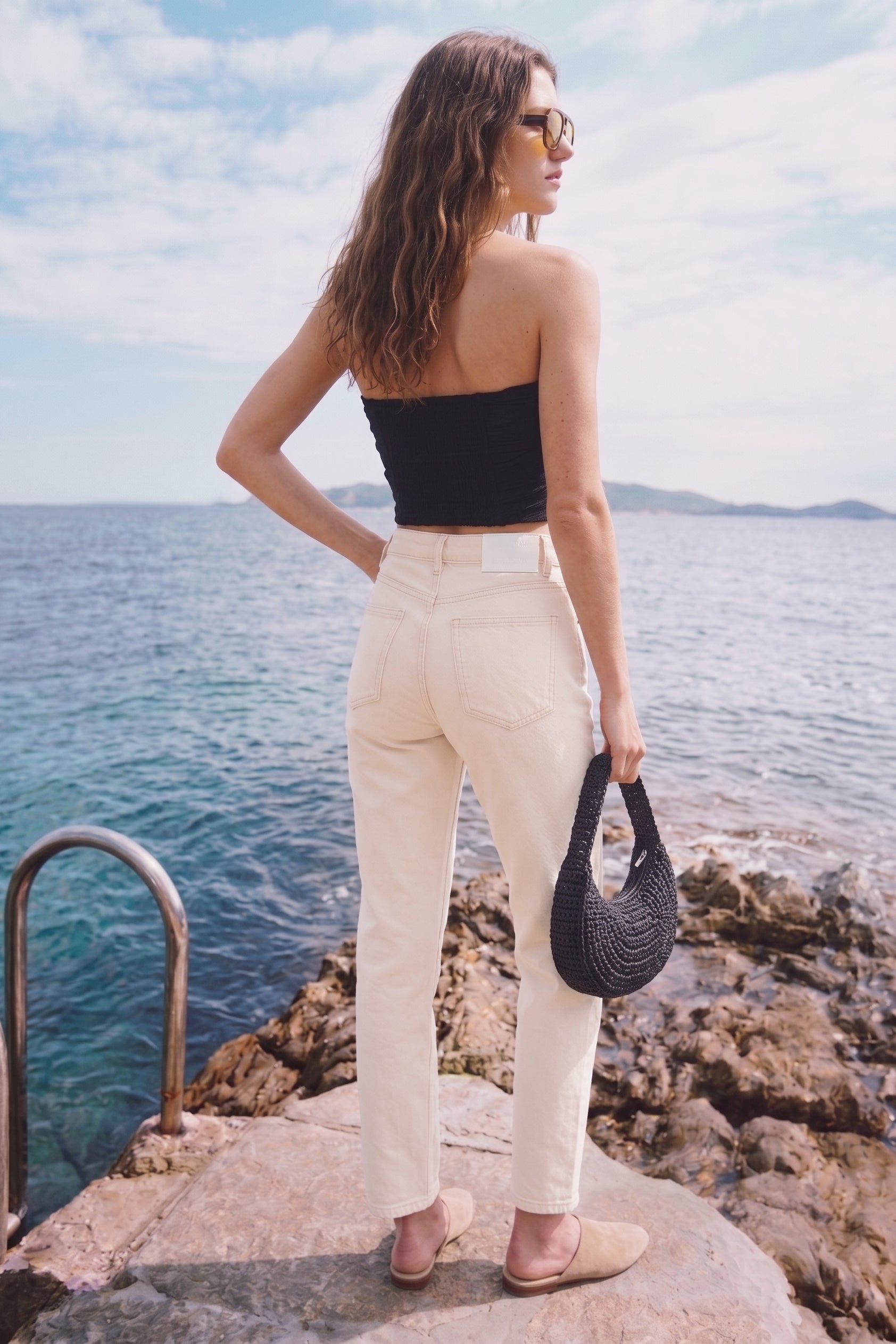 Pantalon Ida Ecru Denim
