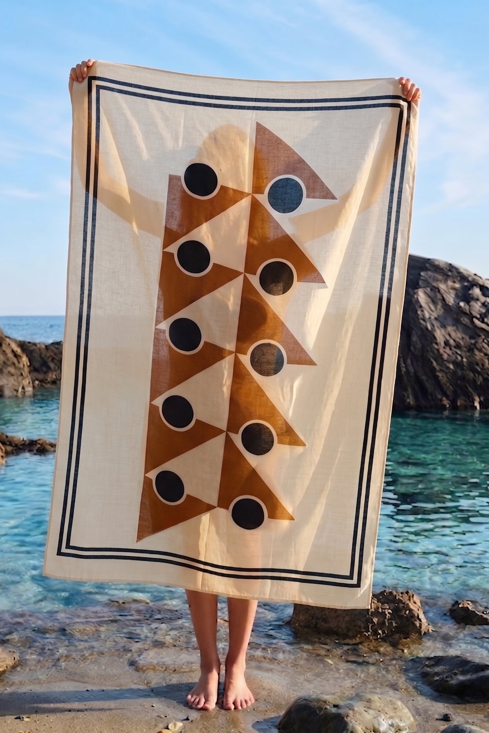 Vallauris Pareo in Ocre