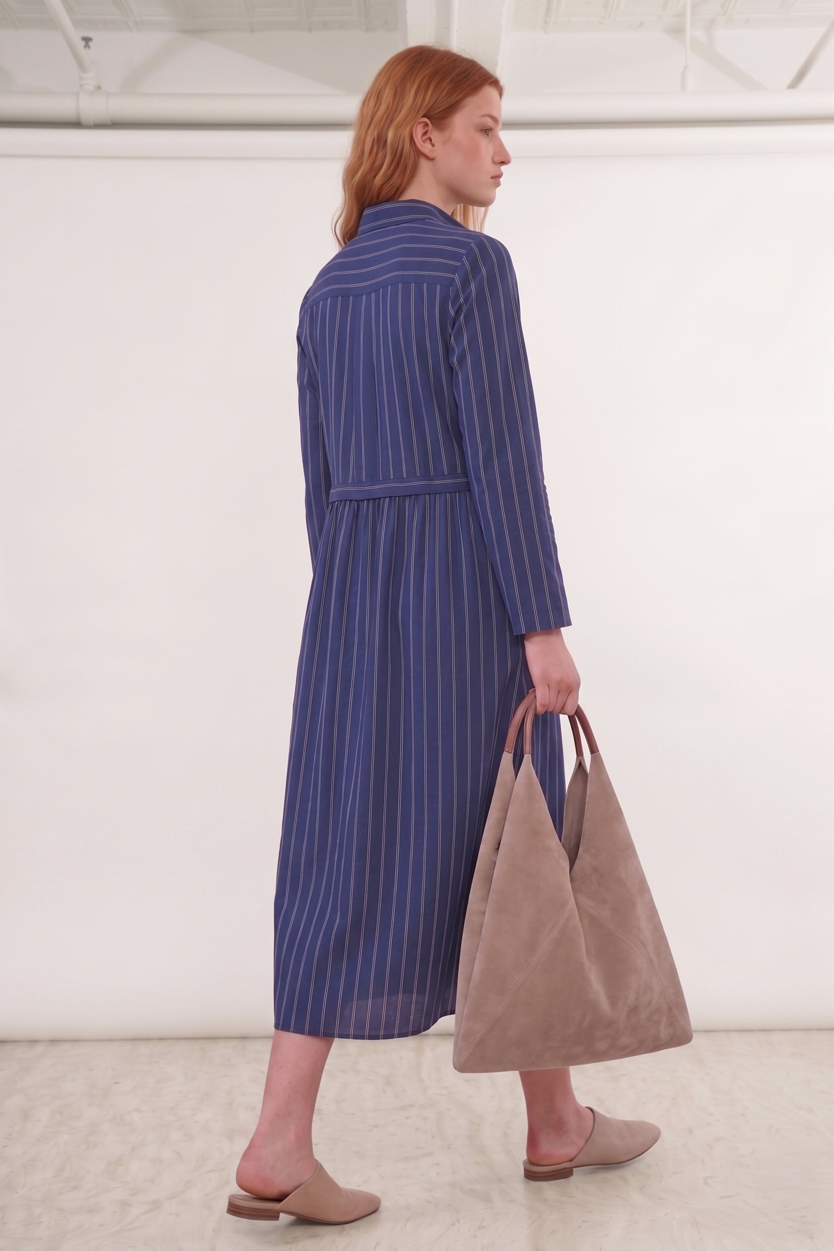 Yoko Dress in Onsen Blue