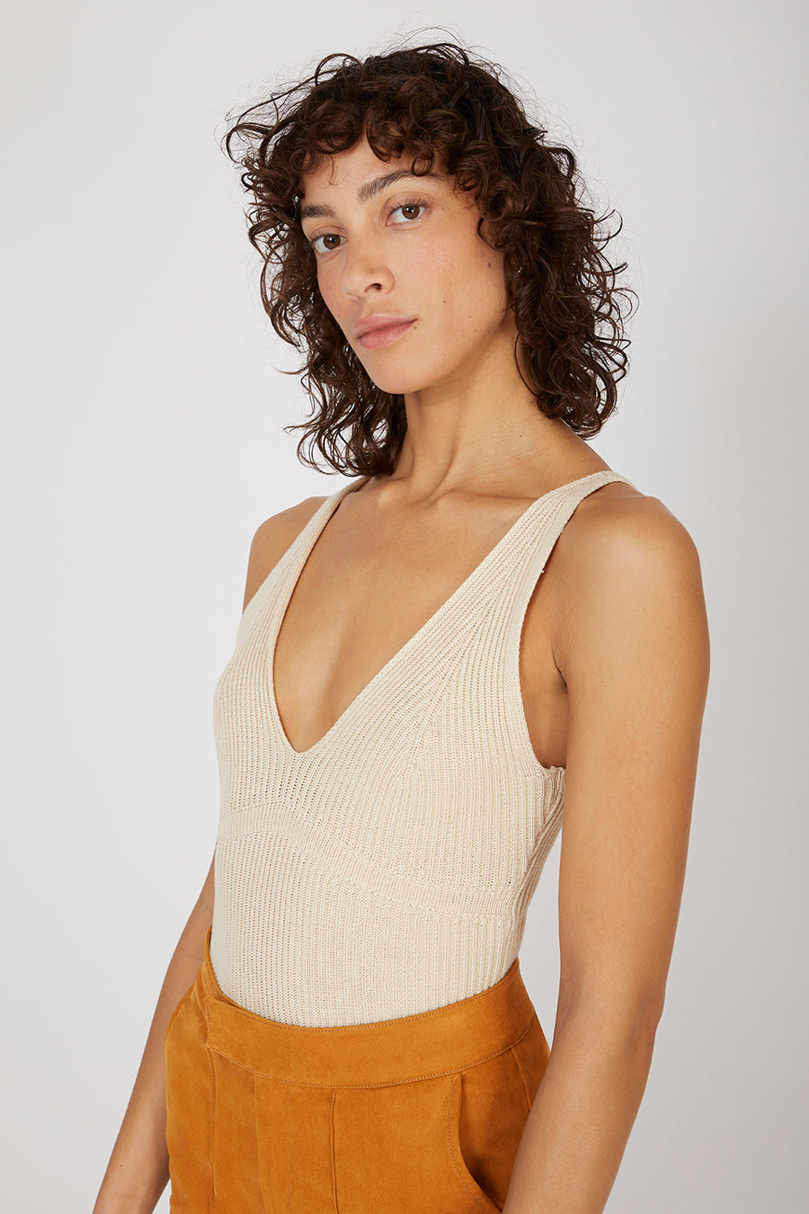 Body Iris Seashell Ecru in Organic Cotton