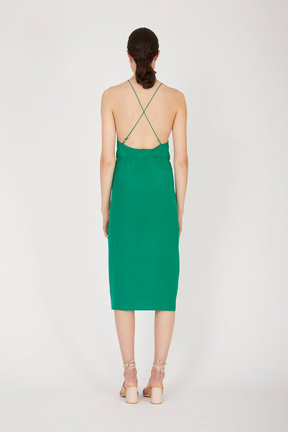 Palace Green Lake Silk Dress