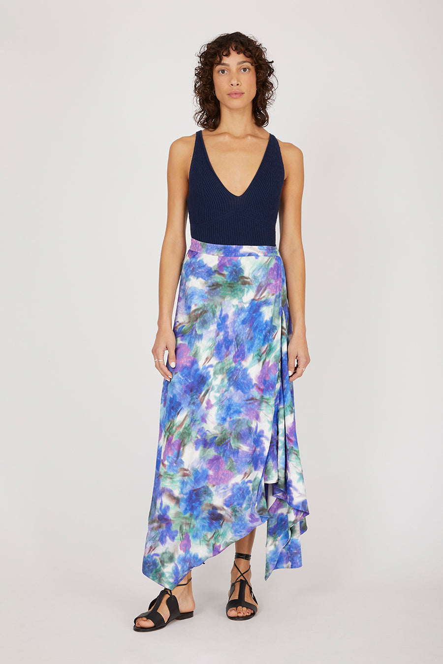 Body Iris Dark Blue in Organic Cotton
