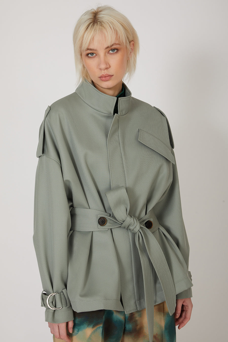Paola Sage Viscose Jacket