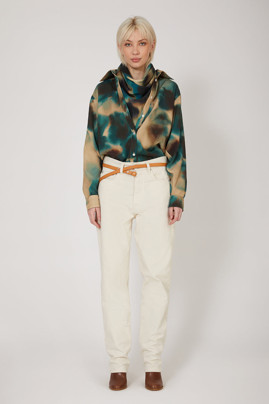 Noe Nymphéas Lyocell Shirt