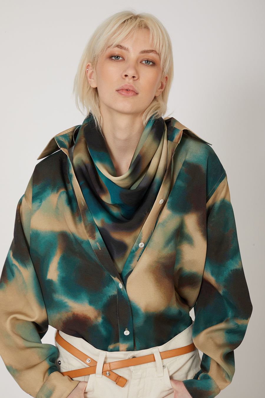 Noe Nymphéas Lyocell Shirt