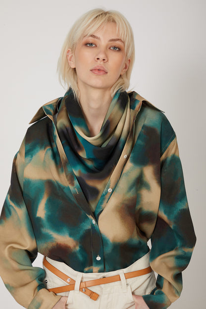 Noe Nymphéas Lyocell Shirt