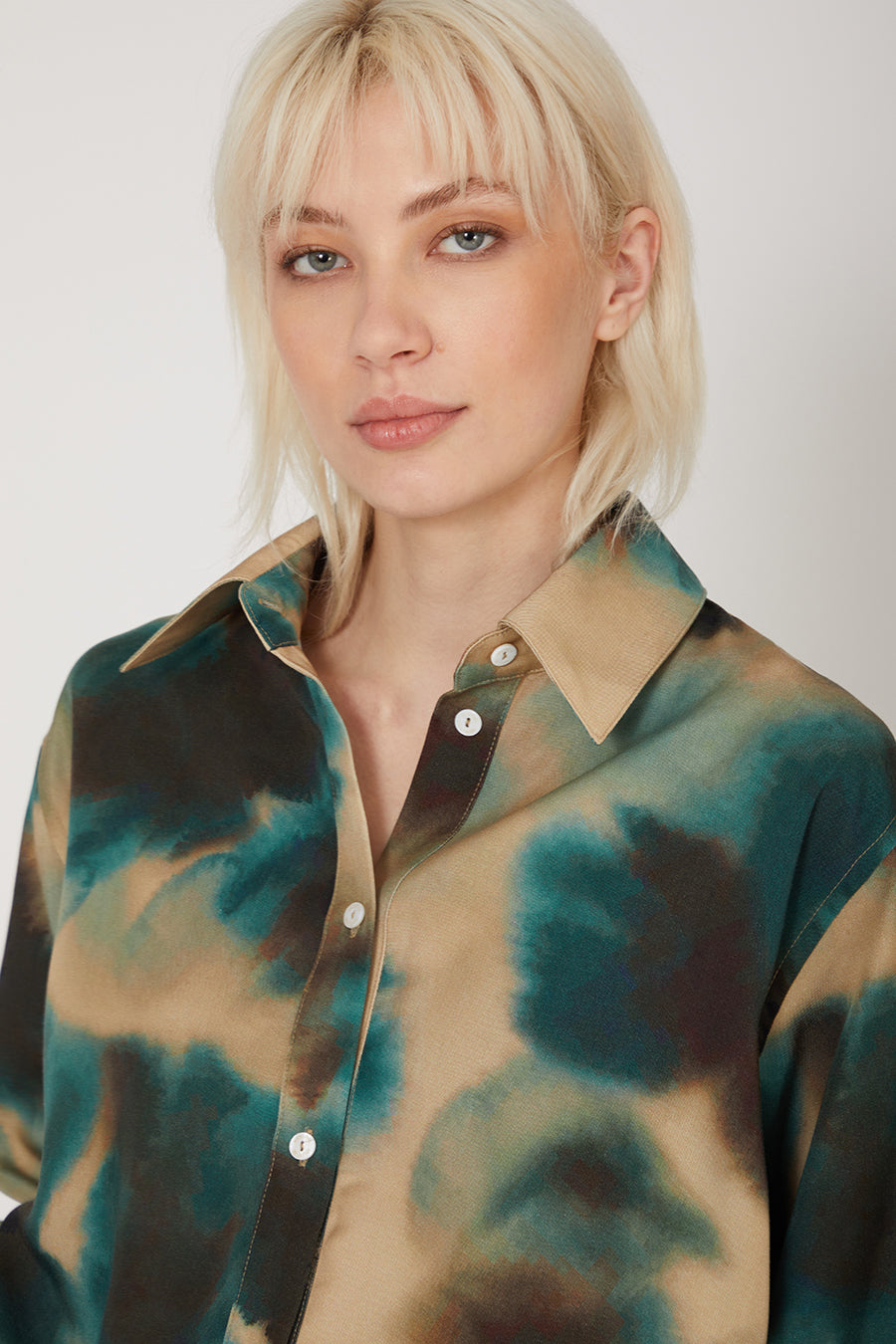 Noe Nymphéas Lyocell Shirt