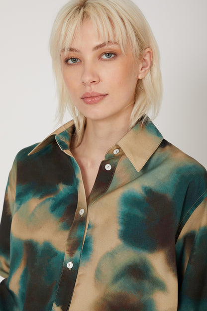 Noe Nymphéas Lyocell Shirt