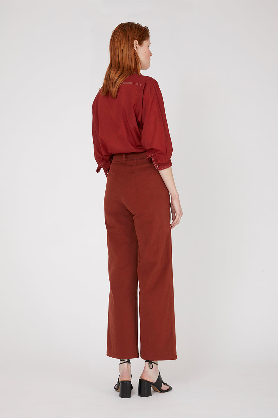 Smoke Rust Cotton Tuba Pants