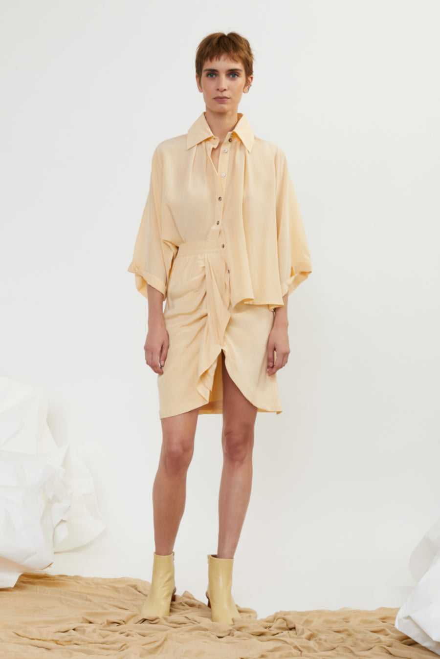 Hamana Loose Silk Shirt
