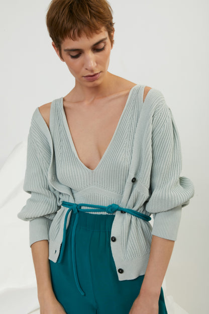 Aarhus Silk Straight Trousers