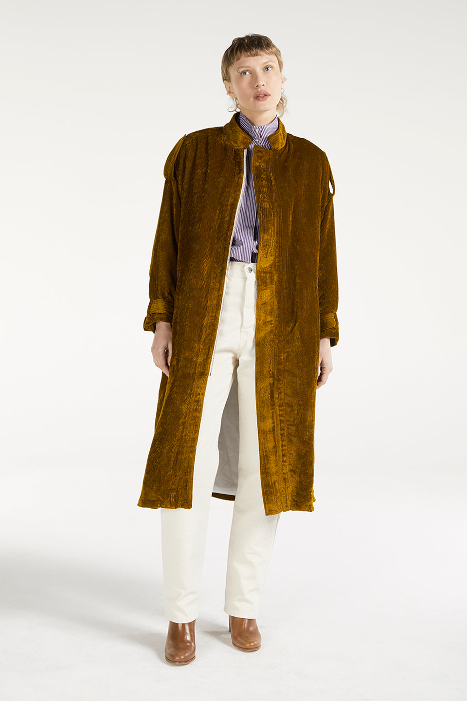 Clyde Goldwood Bowie Viscose Coat