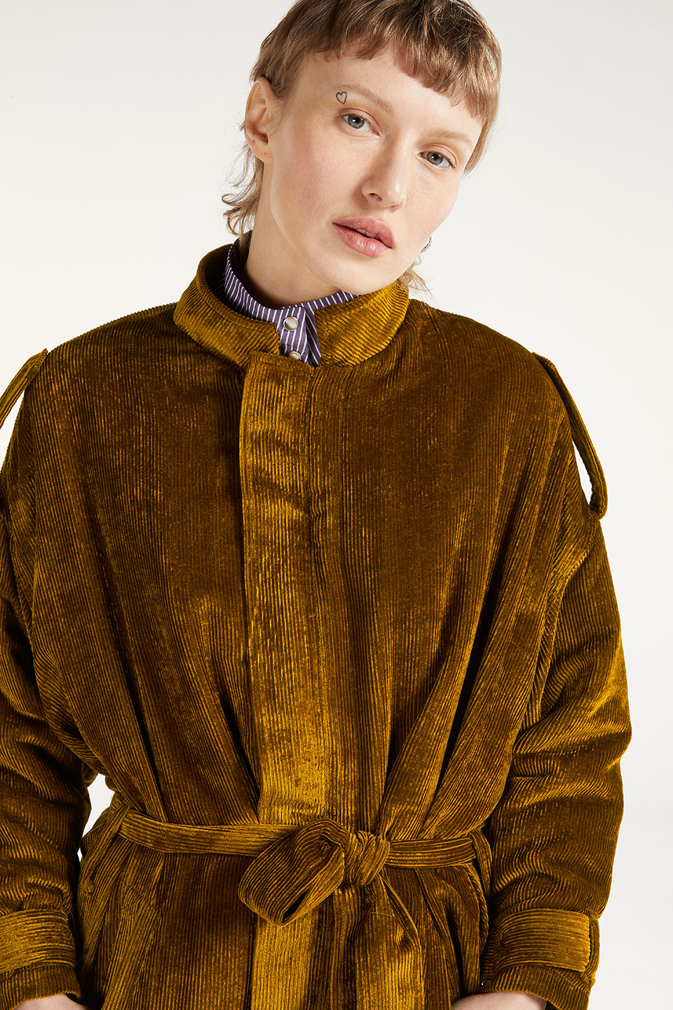 Clyde Goldwood Bowie Viscose Coat