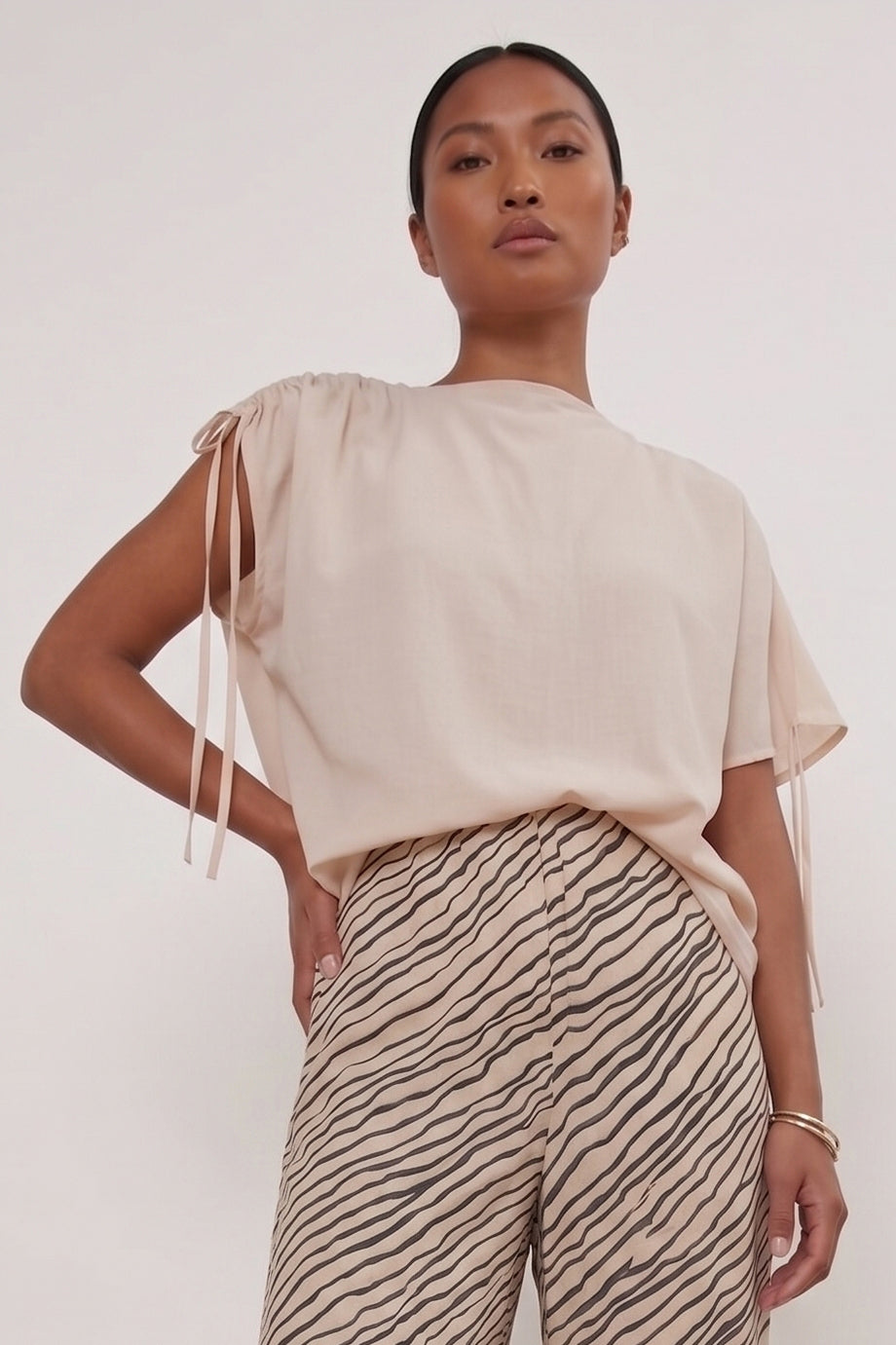 Blouse Calo Forte Craie