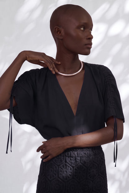 Blouse Calo Forte Charcoal