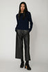 Pantalon en cuir noir Valentine Gauthier