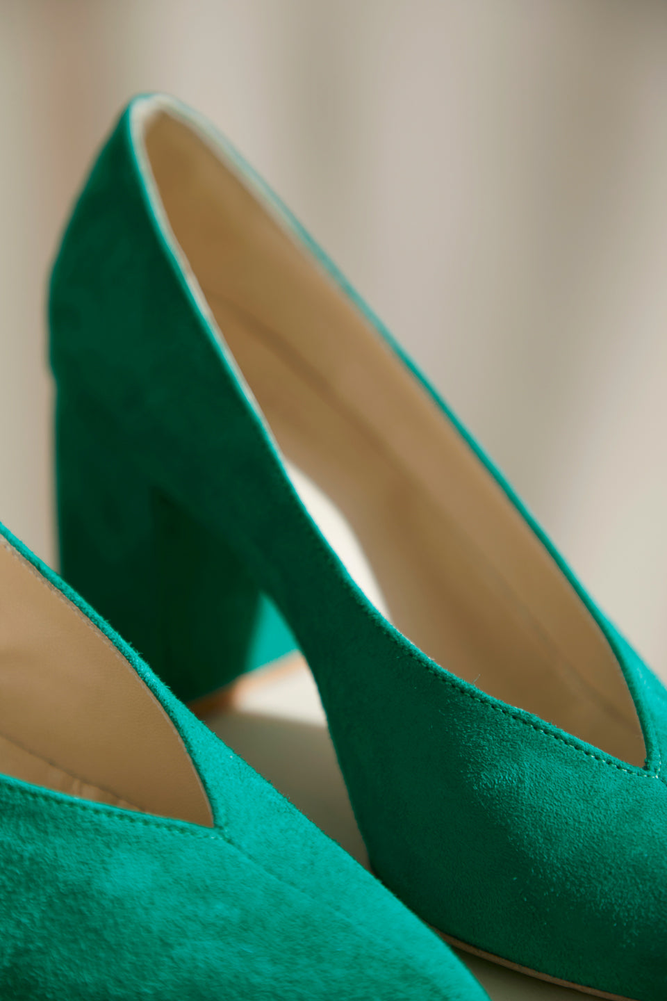 Hesse Green Lake Goat Leather Pumps