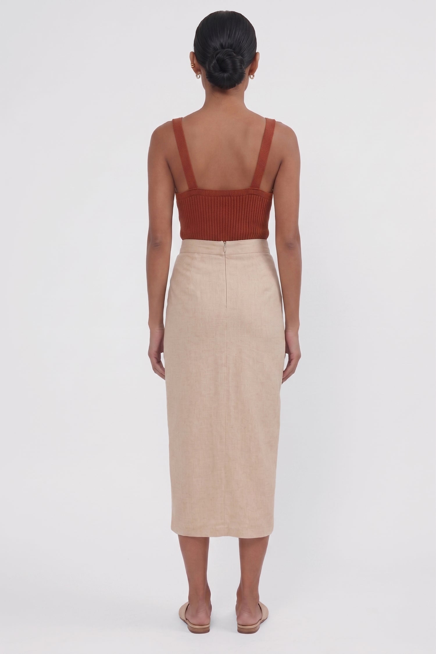 Iris Sienna Brown Organic Cotton Body