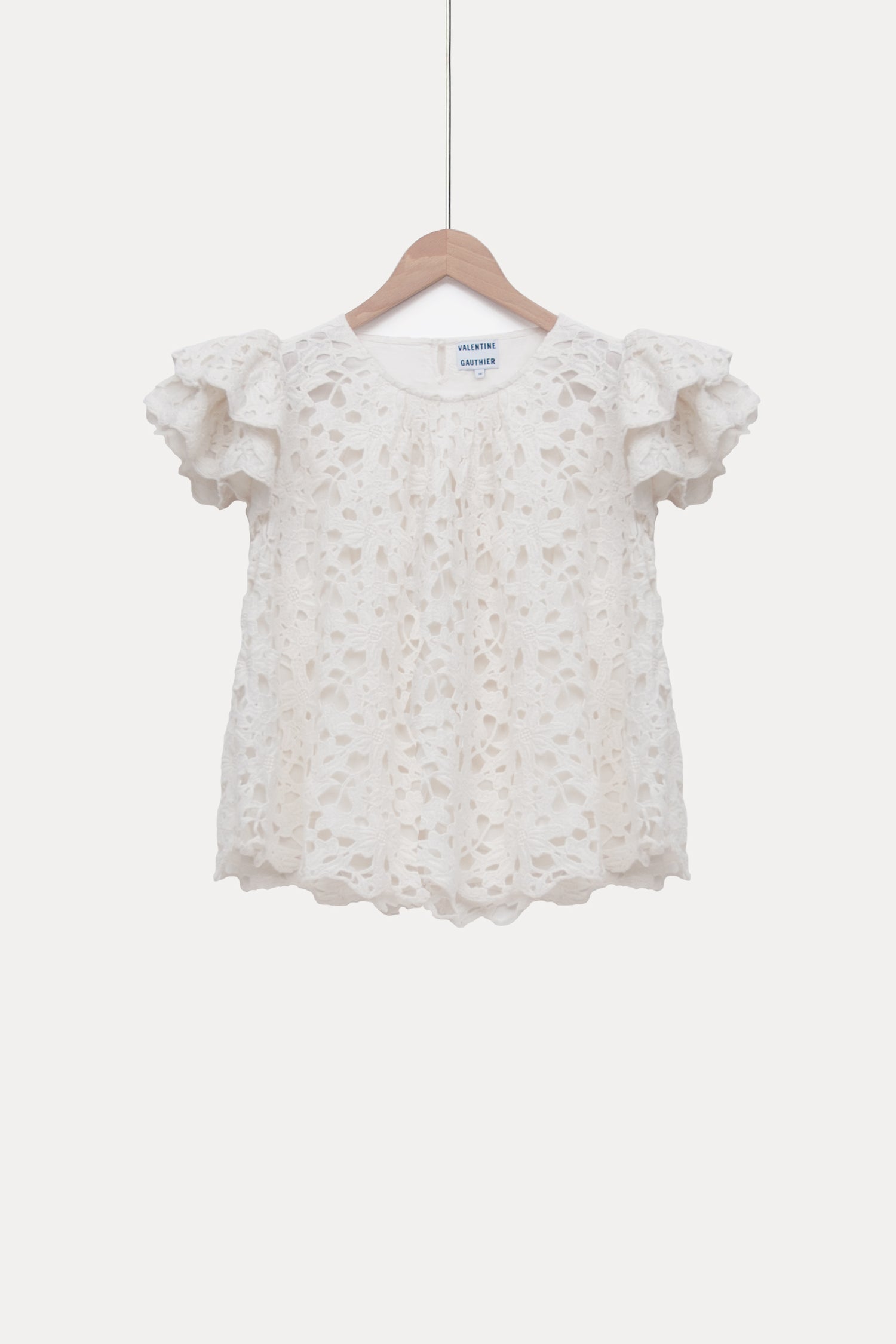 Top Liv Lace Off White