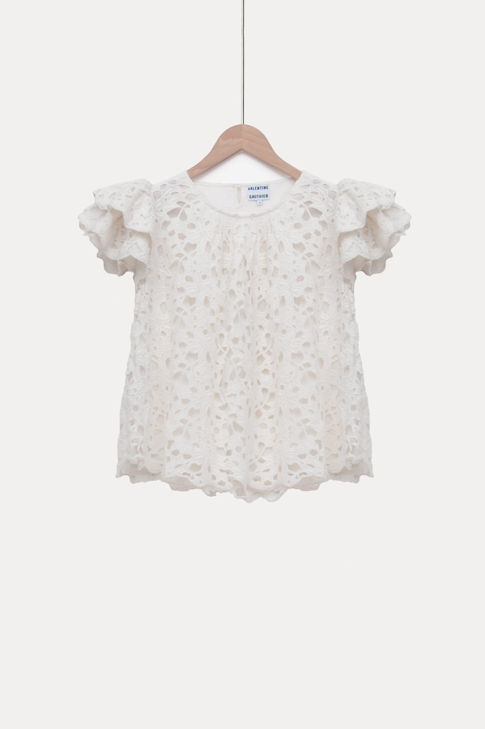 Top Liv Lace Off White