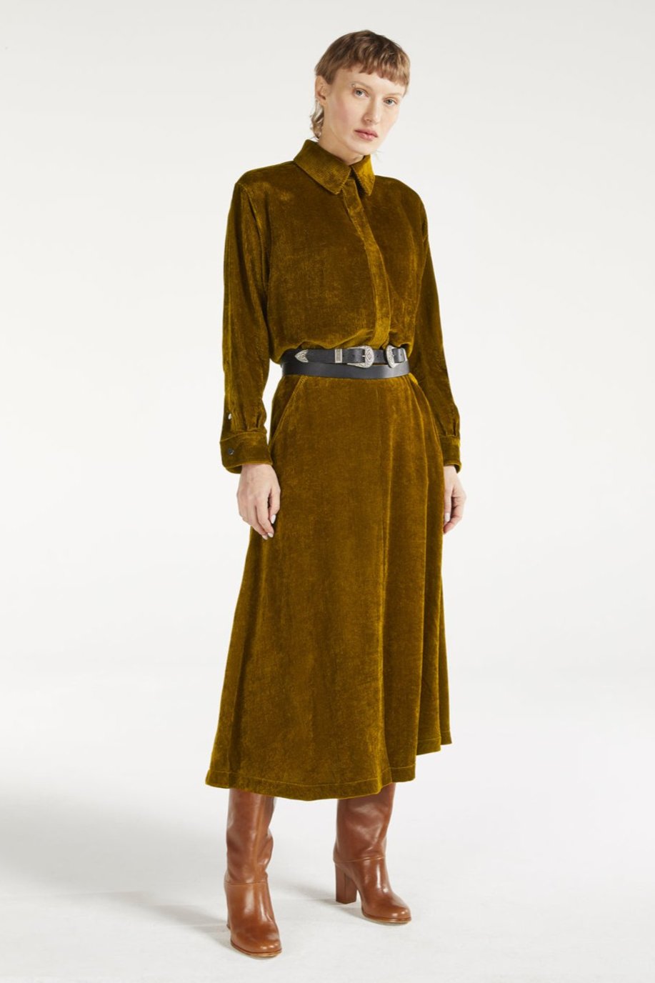 Wanda Goldwood Bowie Viscose Skirt