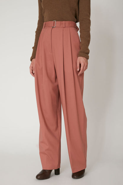 Pantalon en laine rose Valentine Gauthier