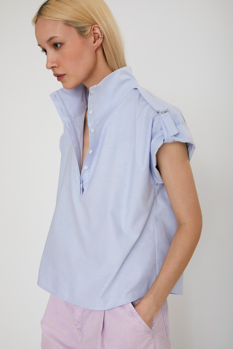 Lodge organic cotton blouse