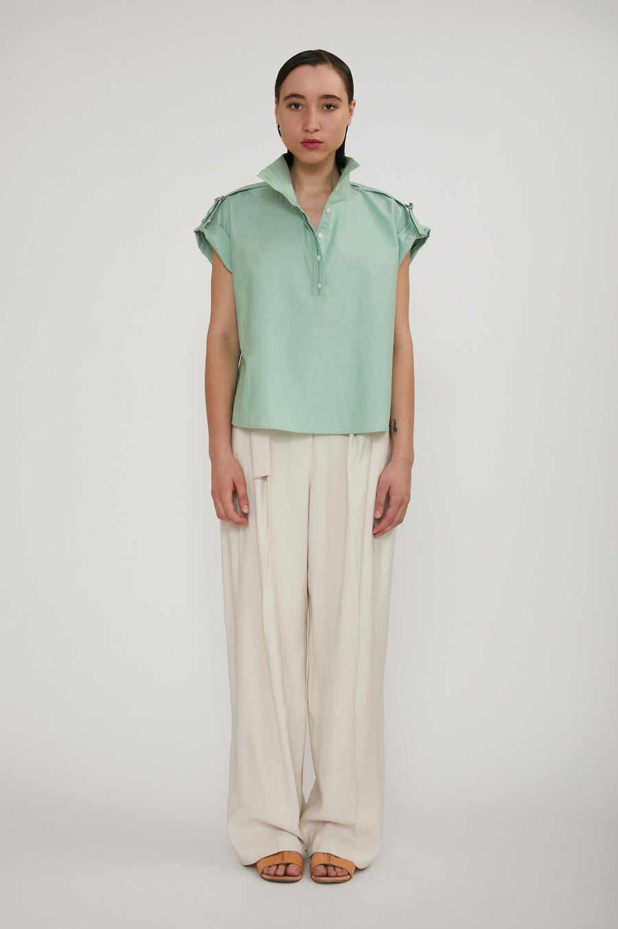 Lodge organic cotton blouse