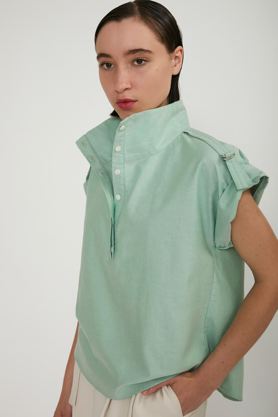 Lodge organic cotton blouse