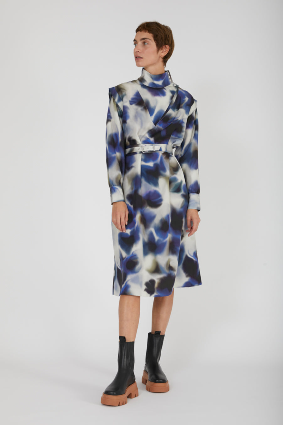 Hinoki Bloom Lyocell Dress