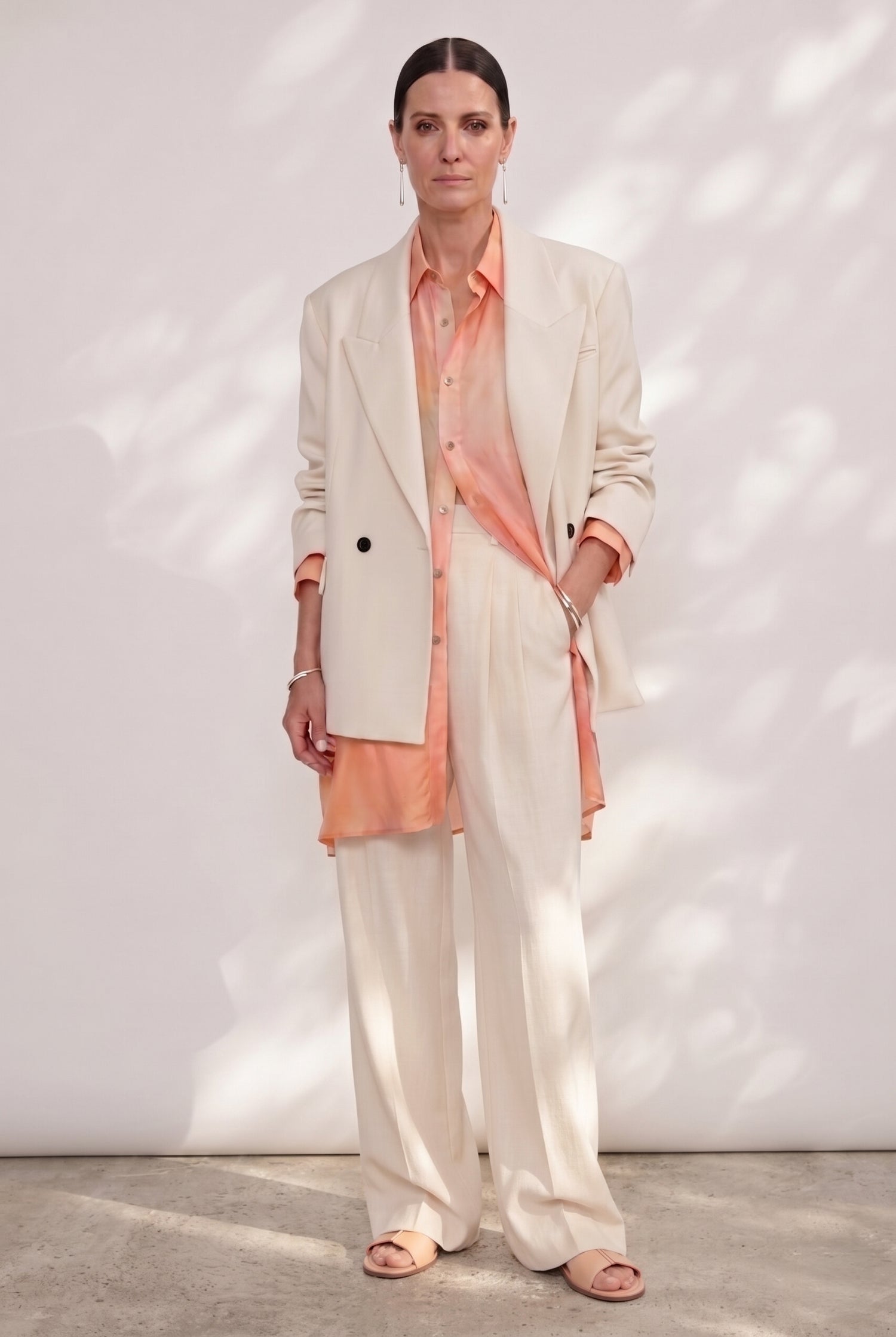 Veste Arendt Craie