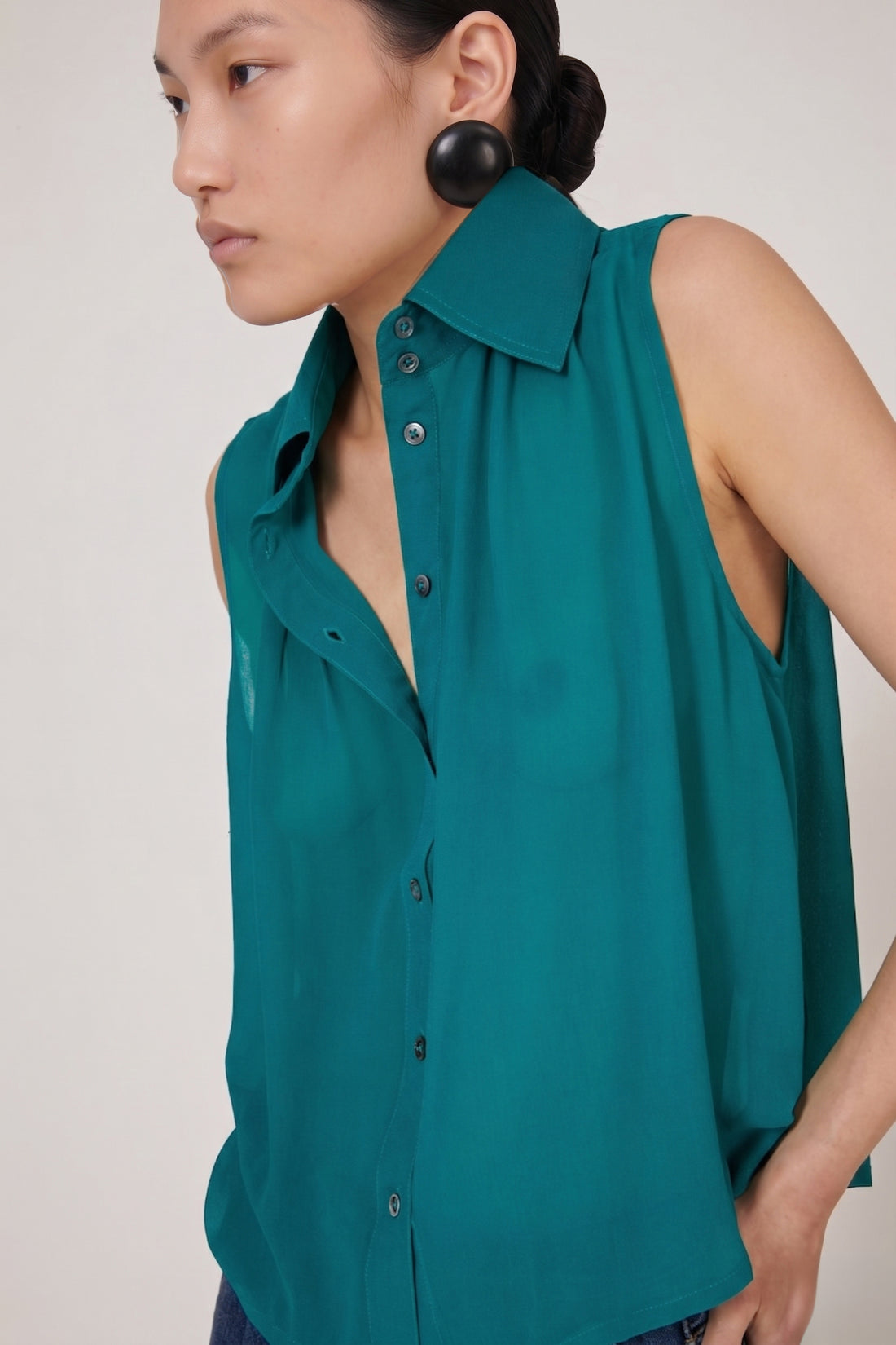 Hamana Loose Silk Shirt