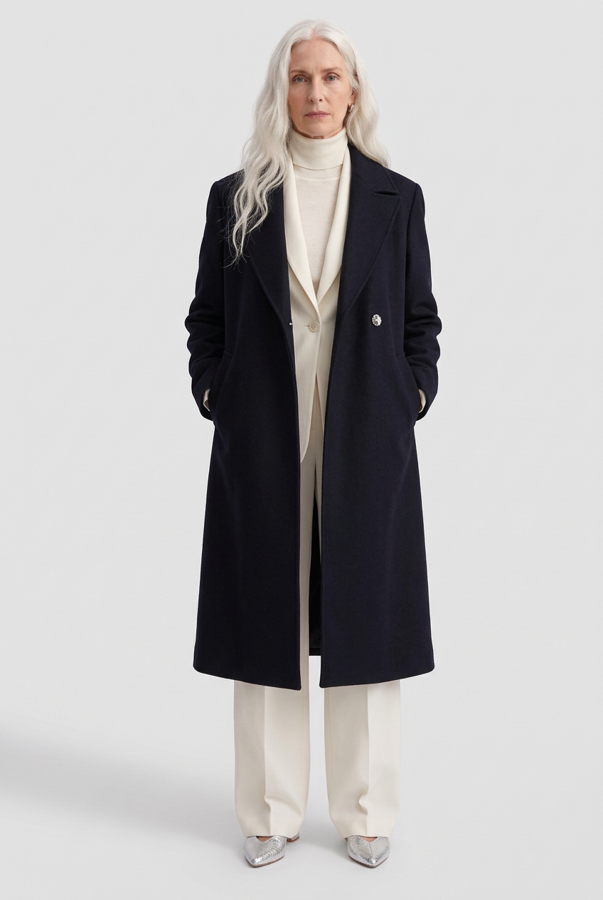 Manteau Aris Dark Blue, Valentine Gauthier