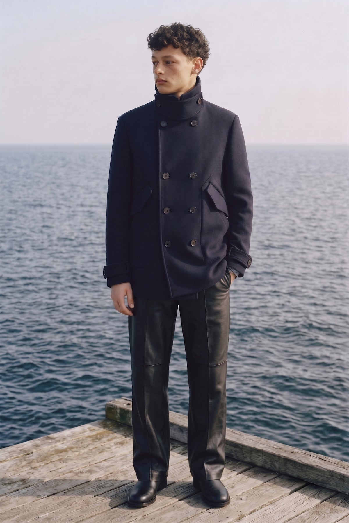 Caban Marlotte homme en laine, Valentine Gauthier