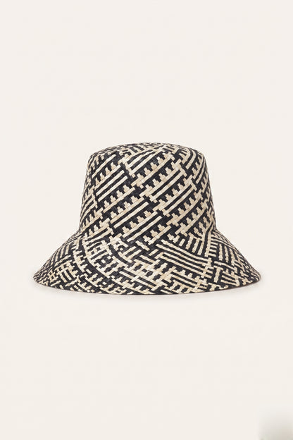 Chapeau Kersaux Charcoal / Natural